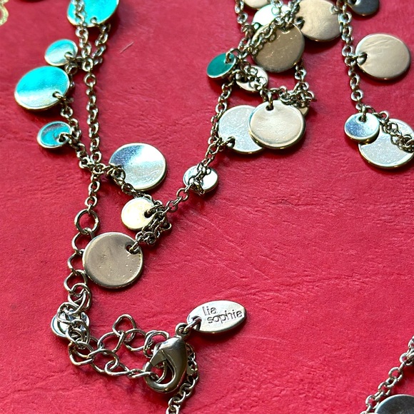 🍒✨ LIA SOPHIA -RETIRED “Reflections” “Panorama” necklace ✨🍒 - Picture 2 of 3